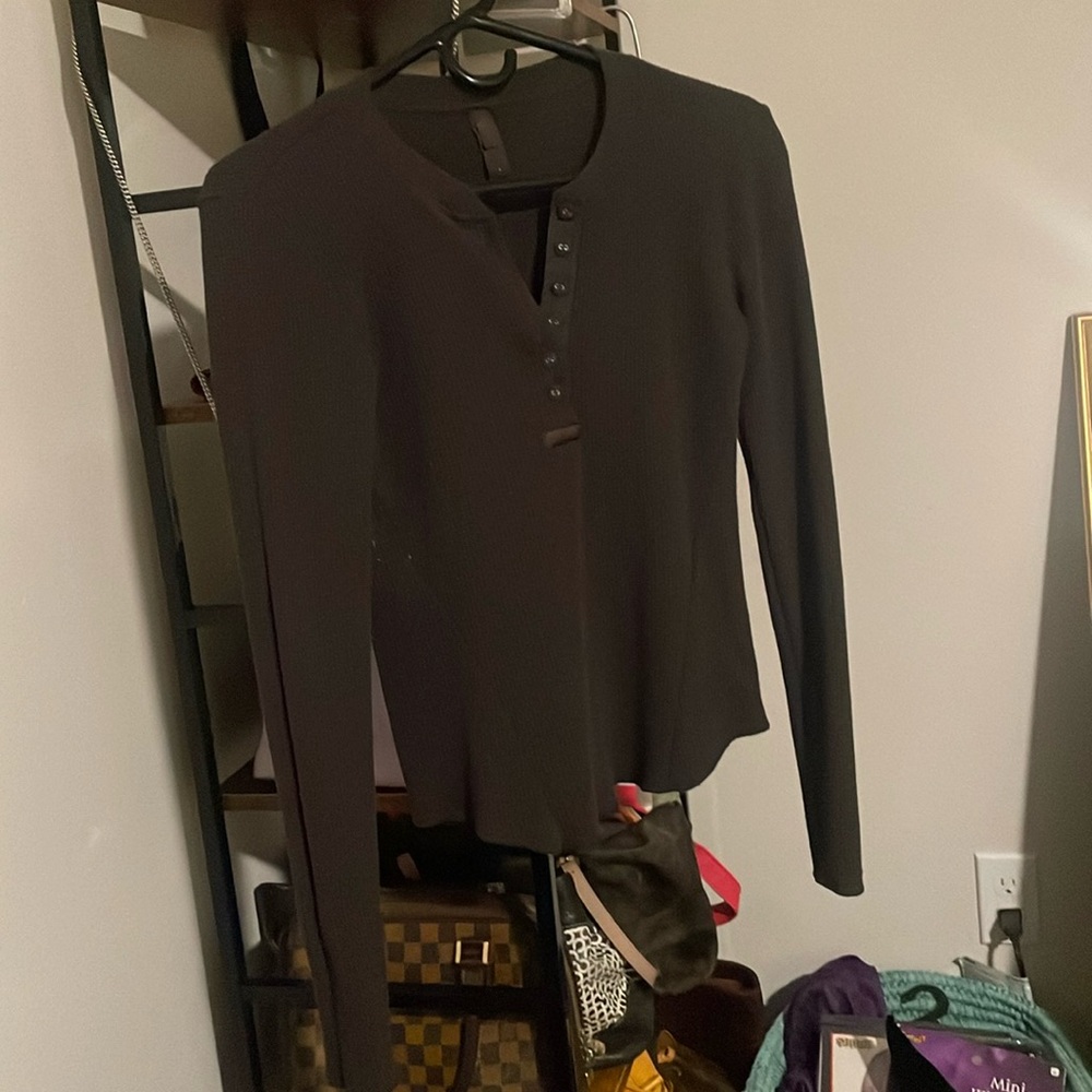 Skims L  long sleeve waffle